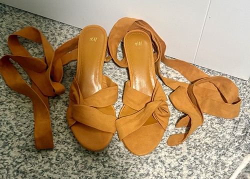 Women mustard faux suede - h&m,