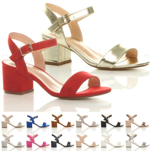 Womens ladies mid low block - mid,