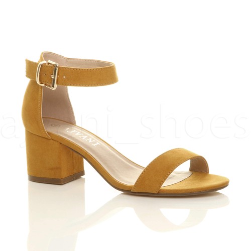 Womens ladies low mid block - low,