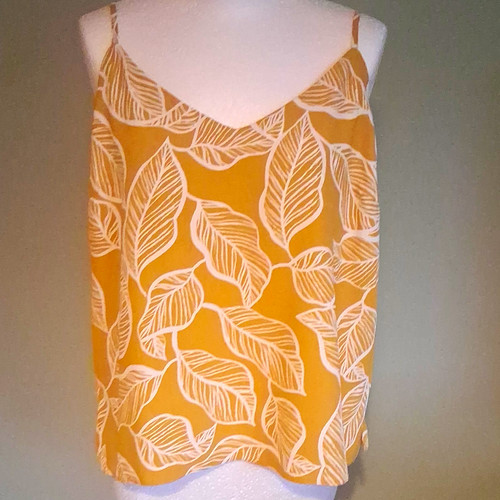 New look mustard white leaf - look, &