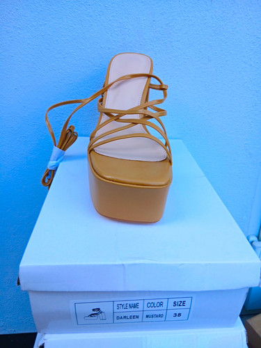 Women mustard platform - women’s,