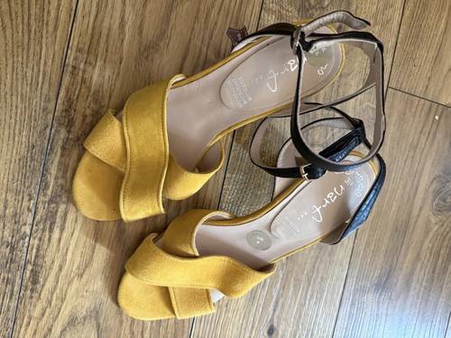 Narf mustard colour suede - mustard,