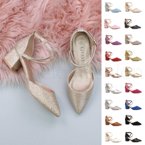 Womens ladies mid heel - womens,