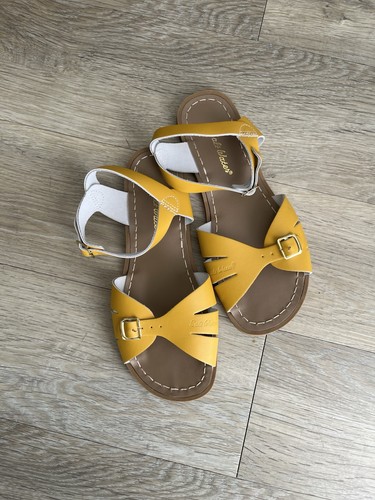 Salt water sandals - sandals, mustard