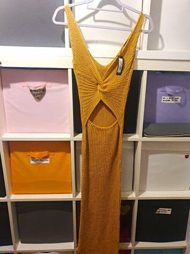 Prettylittlething mustard knit - mustard,